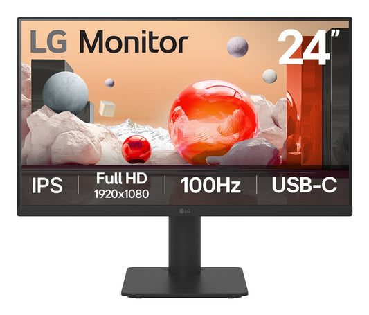 LG 24MS570B-B computer monitor 60.5 cm (23.8") 1920 x 1080 pixels Full HD LED Black
