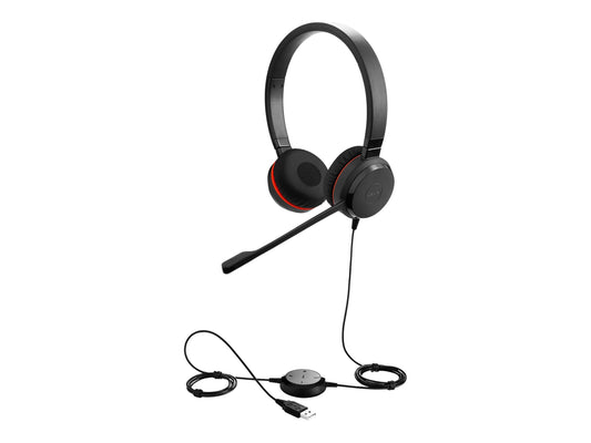 JABRA CORDED EVOLVE 30 II UC STEREO HEADSET,3.5MM,USB-A