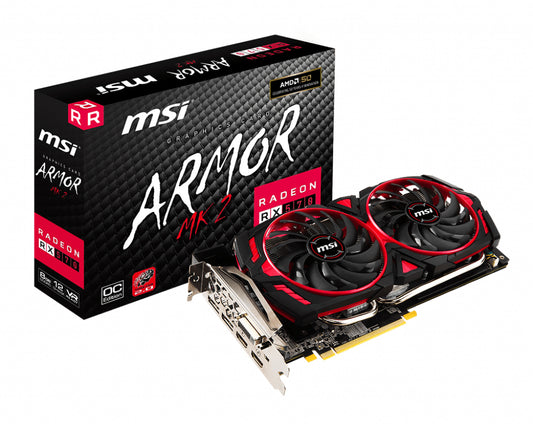 MSI ARMOR RADEON RX 570 MK II 8G OC graphics card AMD 8 GB GDDR5