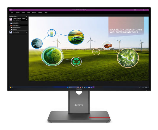 Lenovo ThinkVision P27Q-40 computer monitor 68.6 cm (27") 2560 x 1440 pixels LED Black product image