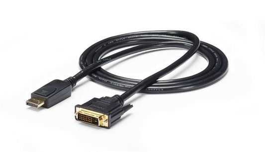 StarTech 6ft (1.8m) DisplayPort to DVI Cable, DisplayPort to DVI Adapter Cable, Passive DP to DVI-D Video Converter, 1080p - Replacement for DP2DVIMM6