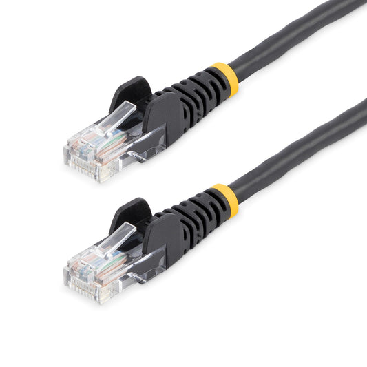 Star Tech Cat5e Patch Cable with Snagless RJ45 Connectors - 5 m, Black