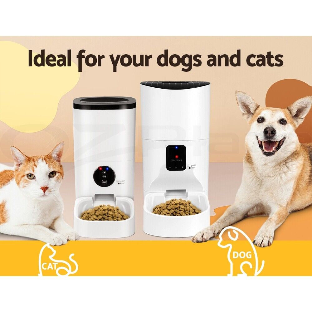 I.Pet Smart WiFi Automatic Pet Feeder with Camera for Dogs & Cats