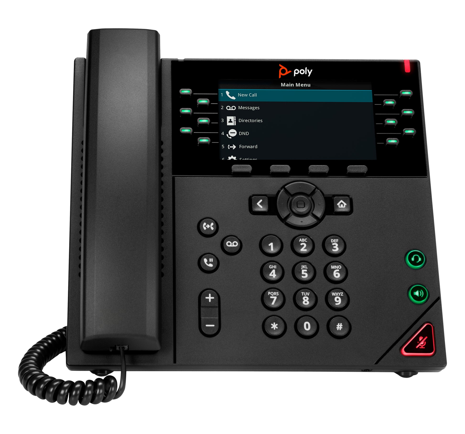 HP Poly VVX 450 12-Line IP Phone and PoE-enabled product image