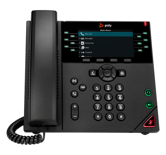 HP Poly VVX 450 12-Line IP Phone and PoE-enabled product image