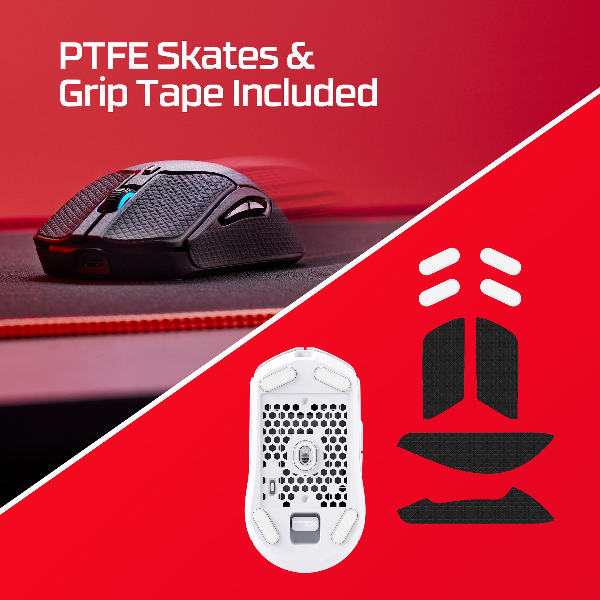HyperX Pulsefire Haste 2 - Wireless Gaming Mouse (White)