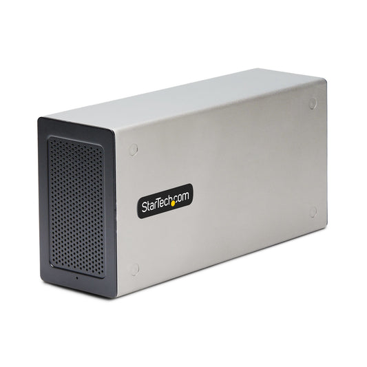 StarTech Thunderbolt 3 PCIe Expansion Chassis, External Enclosure W/Dual PCI Express Slots, PCIe Box for Laptops/Desktops/All-In-Ones, 8K/4K Output Via TB3/DP 1.4 Ports, For Video Capture/Fiber/Ethernet Cards - TAA