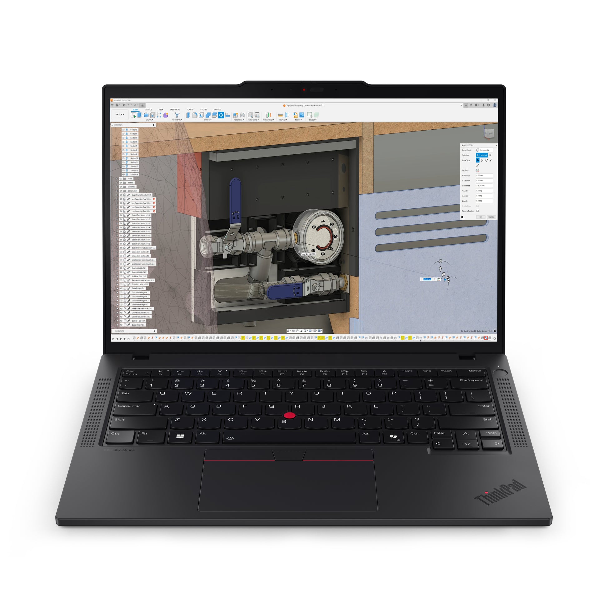 Lenovo ThinkPad P14s Gen 6 (AMD) Copilot + PC Copilot+ PC AMD Ryzen AI 9 HX PRO 370 Mobile workstation 35.6 cm (14") WUXGA 64 GB DDR5-SDRAM 1 TB SSD Wi-Fi 7 (802.11be) Windows 11 Pro English product image