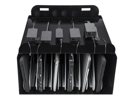 KENSINGTON 12 BAY CHARGE CABINET, FITS UP TO 14" NOTEBOOK, AC POWER(8), USB(4)