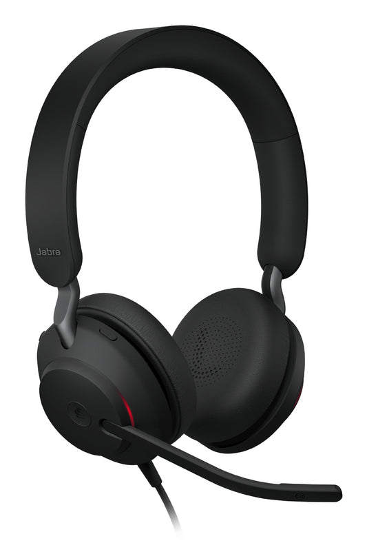 Jabra Evolve2 40 SE Headset Wired Head-band Calls/Music USB Type-C / USB Type-A Black