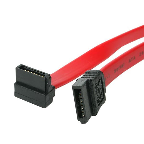 Star Tech 18in SATA to Right Angle SATA Serial ATA Cable