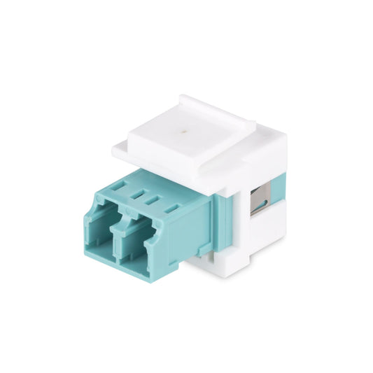 Star Tech LC to LC Coupler, LC Fiber Coupler, LC/UPC Keystone Jack, Duplex Fiber Optic LC Keystone Coupler for Patch Panel