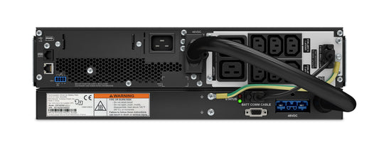 APC Smart-UPS On-Line, 3kVA, Rackmount 3U, 230V, 6x C13+2x C19 IEC outlets, Network Card,Extended runtime, W/ rail kit,W/ Lithium-ion external battery