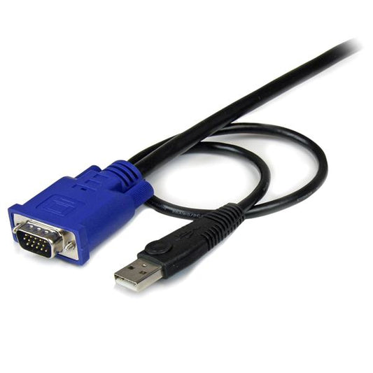 Star Tech 15 ft 2-in-1 Ultra Thin USB KVM Cable