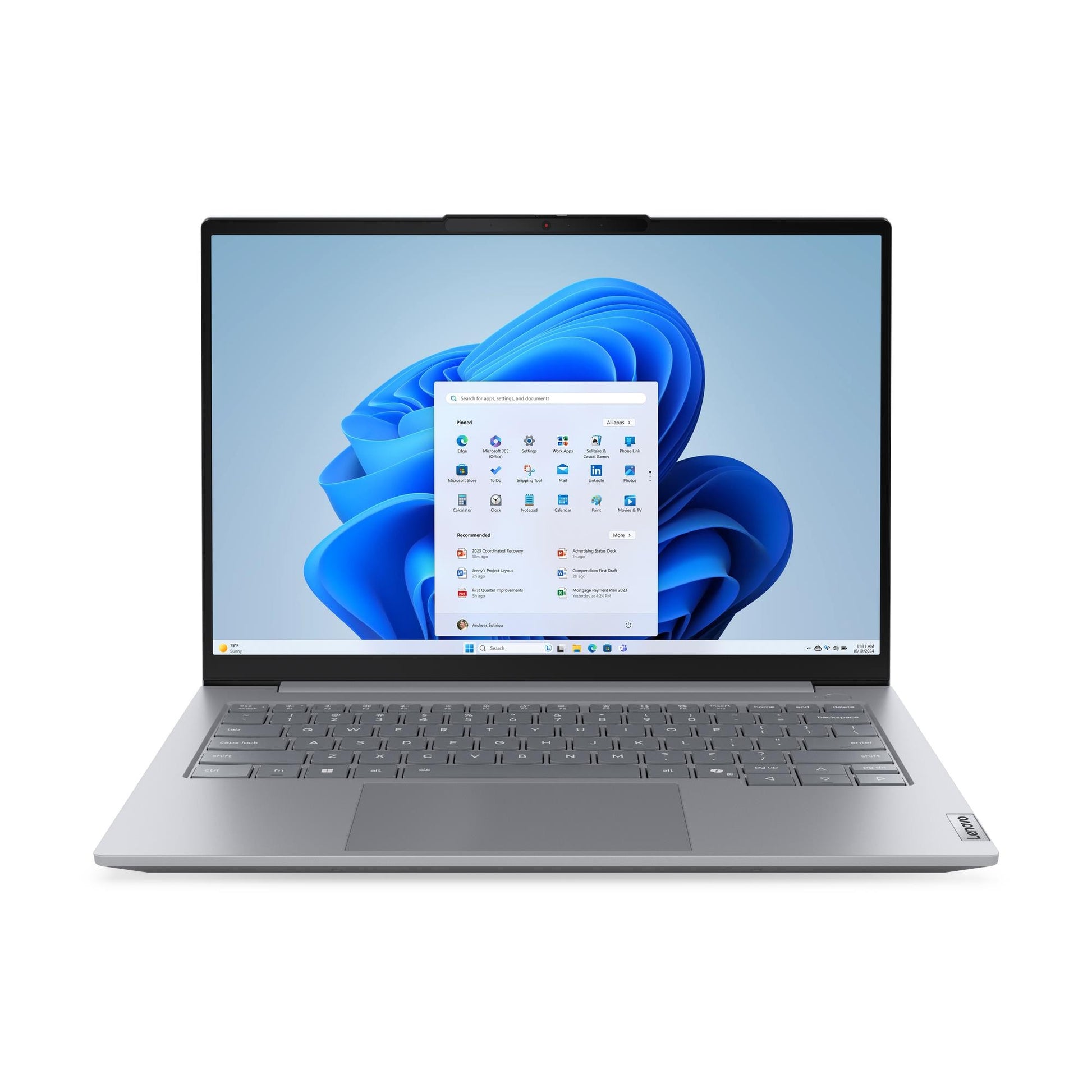Lenovo ThinkBook 14 G9 IRL Intel Core 5 210H Laptop 35.6 cm (14") WUXGA 16 GB DDR5-SDRAM 512 GB SSD Wi-Fi 6E (802.11ax) Windows 11 Pro Grey product image