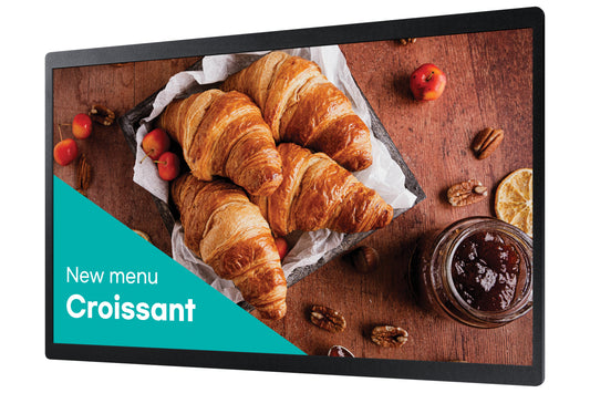 Samsung Commercial Signage Display LH24QBCEBGCXXY Wi-Fi (Black)