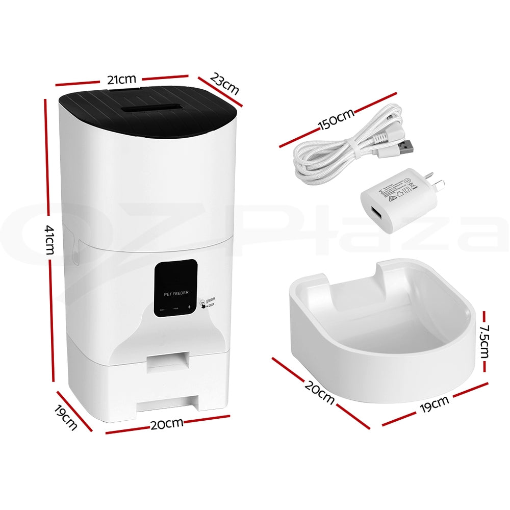 I.Pet Smart WiFi Automatic Pet Feeder with Camera for Dogs & Cats