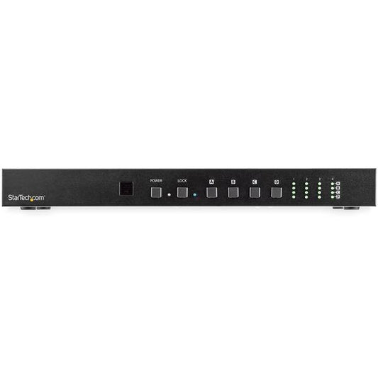 Star Tech 4x4 HDMI Matrix Switch with Audio and Ethernet Control - 4K 60Hz