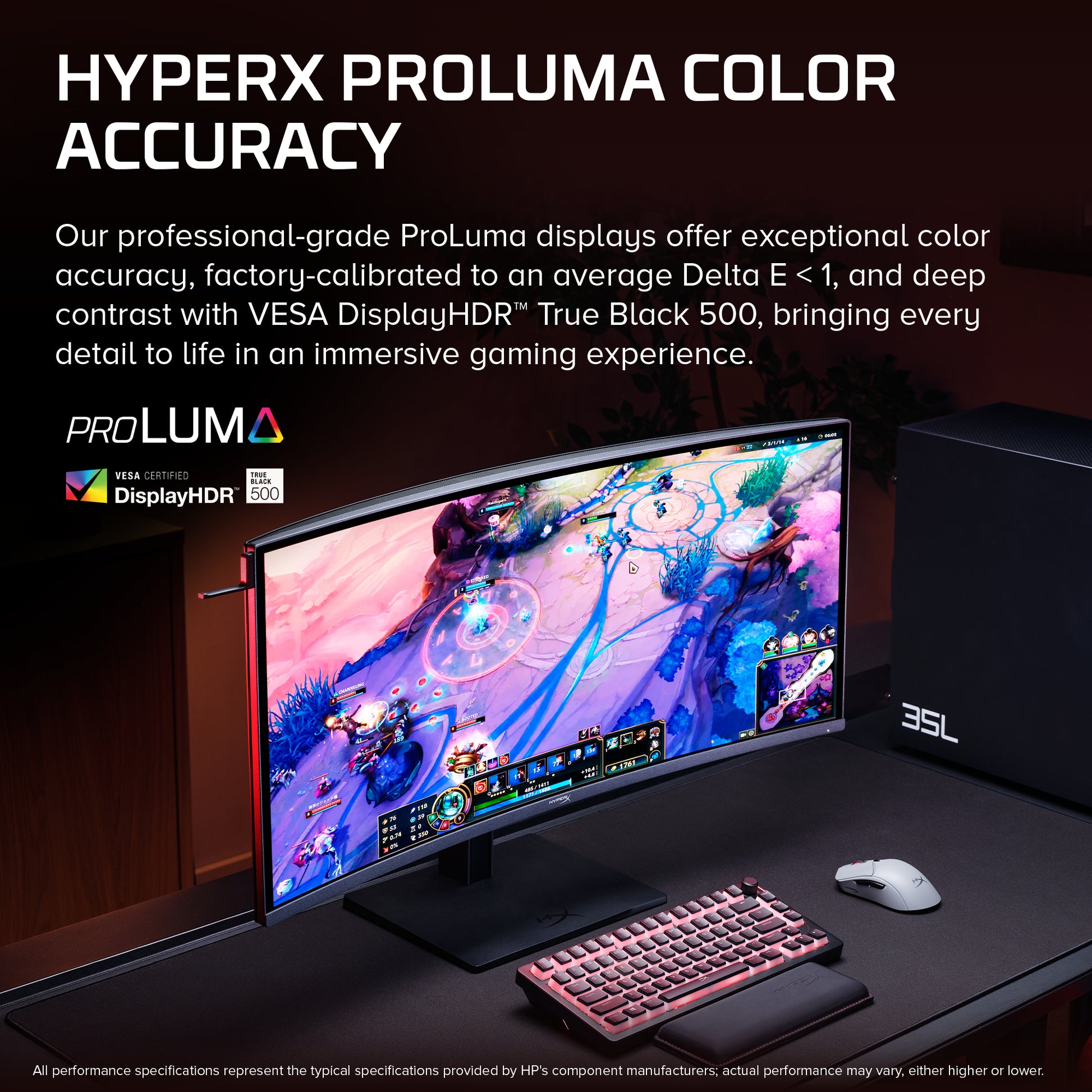 HP HyperX OMEN OLED 34 inch WQHD 360Hz Gaming Monitor - OMEN OLED 34