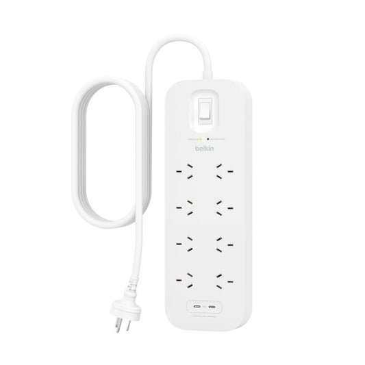 Belkin 8-OUTLET SURGE PROTECTOR WITH DUAL USB-C (SRB004AU2M)
