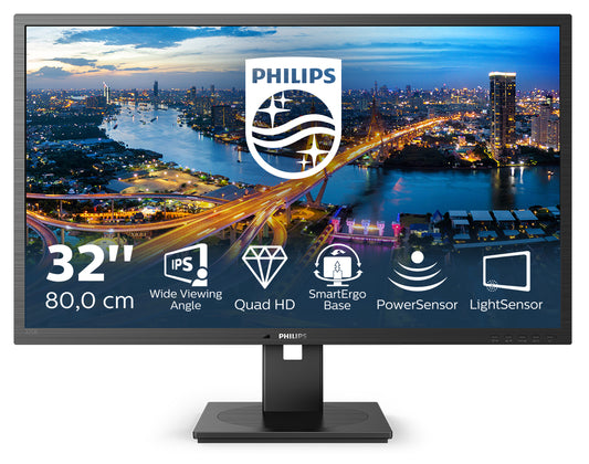 Philips B Line 325B1L/75 LED display 80 cm (31.5") 2560 x 1440 pixels Quad HD LCD Black