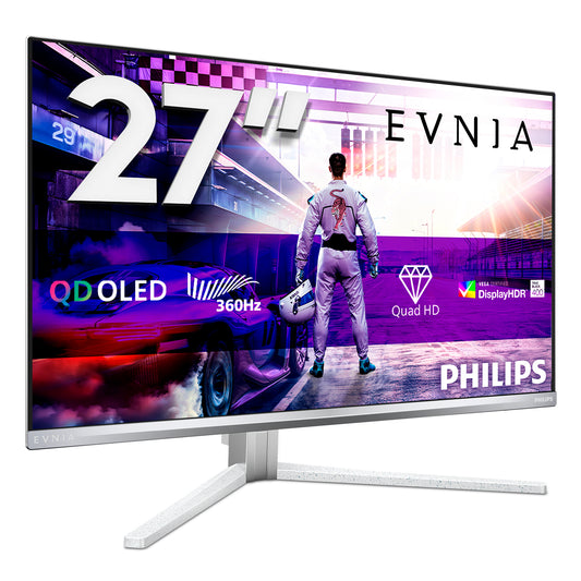 Philips Evnia 8000 27M2N8500/75 computer monitor 67.3 cm (26.5") 2560 x 1440 pixels Quad HD QD-OLED White