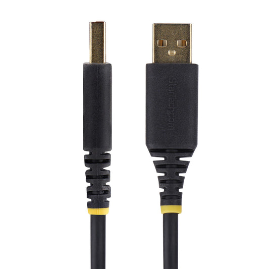 Star Tech 1ft (30cm) USB to Serial Adapter Cable, COM Retention, Interchangeable Nuts/Screws, USB-A to DB9 RS232, FTDI IC, ESD Protection, Windows/macOS/Linux