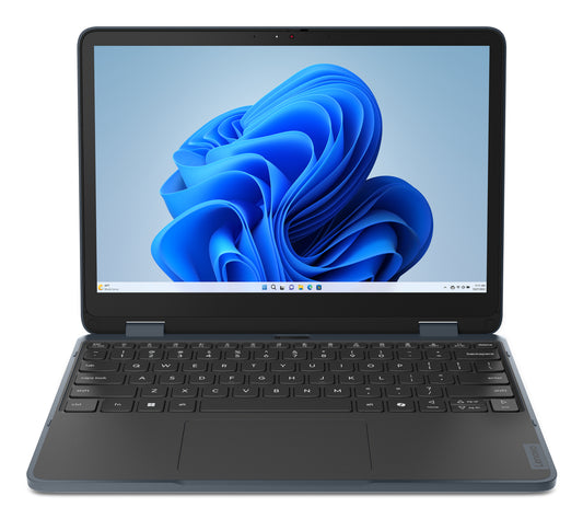 Lenovo 500w 2-in-1 Intel® N N150 Hybrid (2-in-1) 31 cm (12.2") Touchscreen WUXGA 8 GB LPDDR5-SDRAM 256 GB SSD Wi-Fi 6E (802.11ax) Windows 11 Pro Academic Grey
