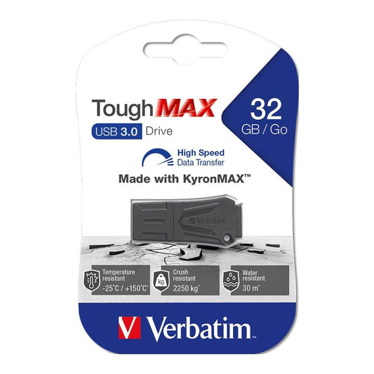 Verbatim ToughMax USB flash drive 32 GB USB Type-A 3.2 Gen 1 (3.1 Gen 1) Black