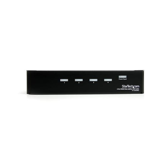Star Tech 4-port HDMI splitter and signal amplifier