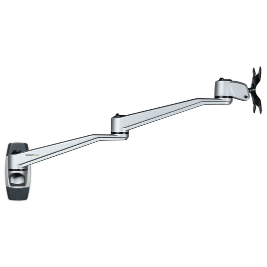 Star Tech Wall Mount Monitor Arm - Articulating Ergonomic VESA Wall Mount Monitor Arm - 20" (52cm) Long - Single Display up to 34 inch - Swivel/Tilt/Rotate - Adjustable Screen Mount