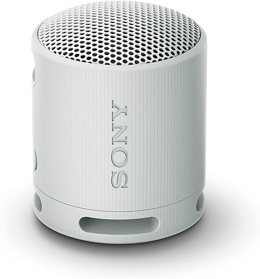 Sony XB100 Portable Bluetooth Speaker System - Grey - Battery Rechargeable - USB - 1 Pack