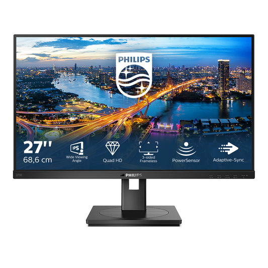 Philips B Line 275B1/75 LED display 68.6 cm (27") 2560 x 1440 pixels Quad HD LCD Black