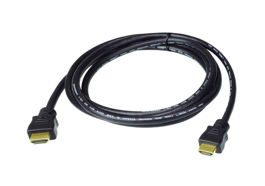 ATEN High Speed HDMI Cable with Ethernet True 4K ( 4096X2160 @ 60Hz); 1 m HDMI Cable with Ethernet