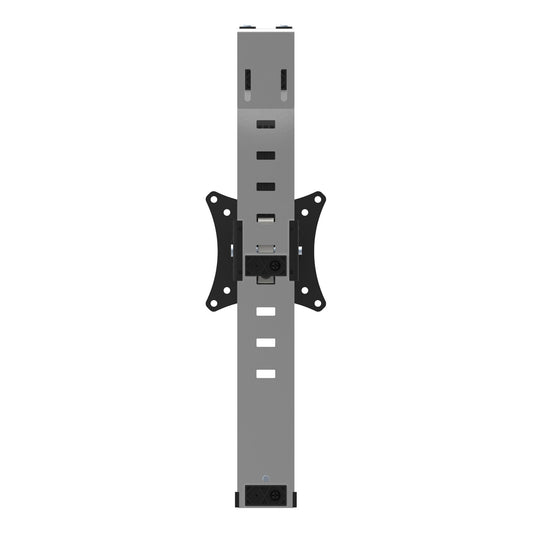 Star Tech Cubicle Monitor Mount - Cubicle Wall Single Monitor Hanger - Up to 34" VESA Mount Display - Height Adjustable Ergonomic Office Cubicle Hanging Flat Panel Hook & Clamp Bracket