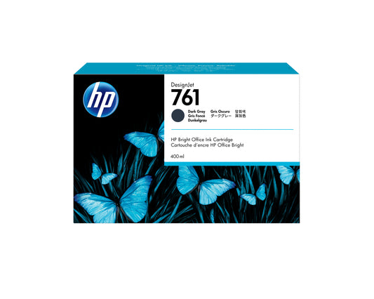 HP 761 400-ml Dark Gray DesignJet Ink Cartridge