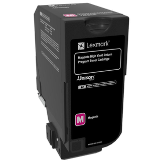 Lexmark High Yield Return Programme Toner Cartridge for CS725 Printer Series 12000 Pages Yield Magenta
