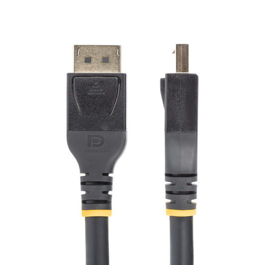 Star Tech 15.2m (50ft) Active DisplayPort 1.4 Cable, DP8K DisplayPort Cable w/HBR3, HDR10, MST, DSC 1.2, HDCP 2.2, 8K 60Hz, 4K 120Hz - DP 1.4 Cable M/M