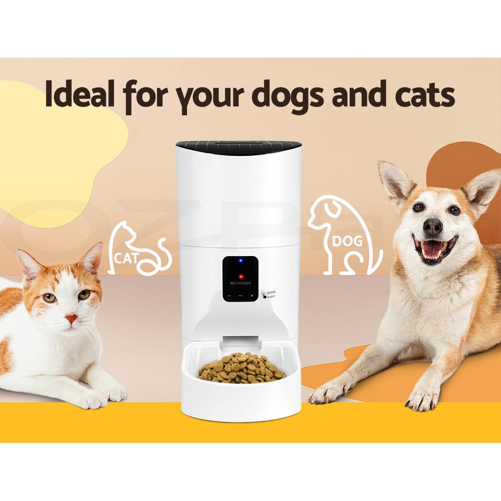 I.Pet Smart WiFi Automatic Pet Feeder with Camera for Dogs & Cats