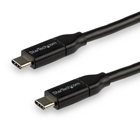 Star Tech USB-C to USB-C Cable w/ 5A PD - M/M - 3 m (10 ft.) - USB 2.0 - USB-IF Certified