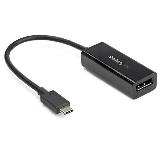 Star Tech USB C to DisplayPort Adapter - 8K/5K/4K USB Type C to DP 1.4 Alt Mode Video Converter - HBR3/DSC/HDR - 8K 60Hz Thunderbolt 3 Compatible DisplayPort Monitor Display Adapter