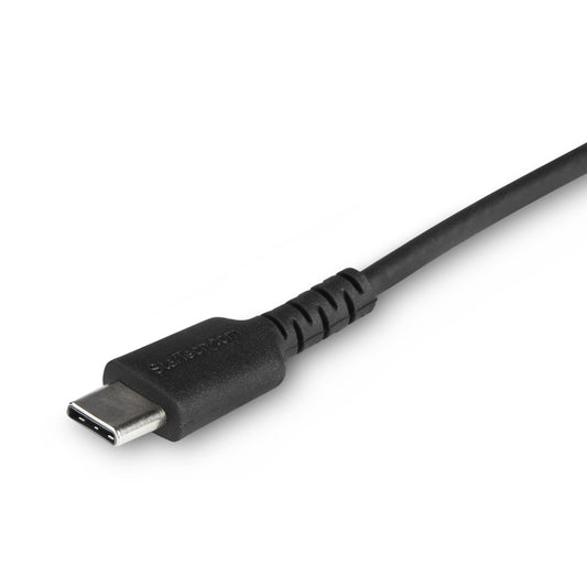 Star Tech 3 foot (1m) Durable Black USB-C to Lightning Cable - Heavy Duty Rugged Aramid Fiber USB Type C to Lightning Charger/Sync Power Cord - Apple MFi Certified iPad/iPhone 12