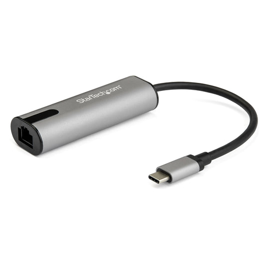 Star Tech 2.5GbE USB C to Ethernet Adapter NBASE-T NIC - USB 3.0 Type C 2.5/1 Gigabit/100 Mbps Multi Speed Network/ USB 3.1 Laptop to RJ45/LAN Thunderbolt 3 Compatible/MacBook Pro Surface