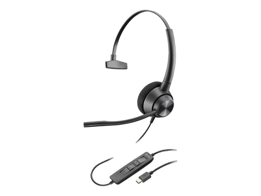 HP POLY ENCOREPRO EP310 STEREO CORDED HEADSET USB-C (EOL, SOH ONLY, NO BACKORDERS)