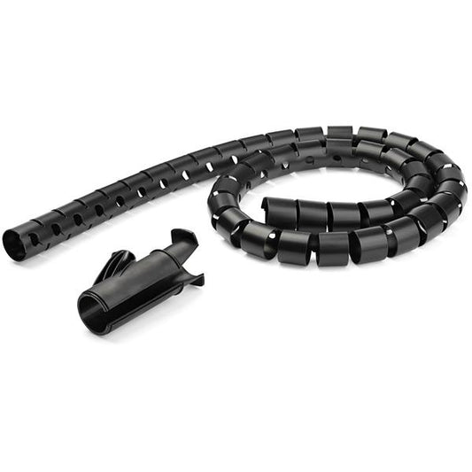 Star Tech 1.5 m (4.9 ft.) Cable-Management Sleeve - Spiral - 25 mm (1 in.) Diameter