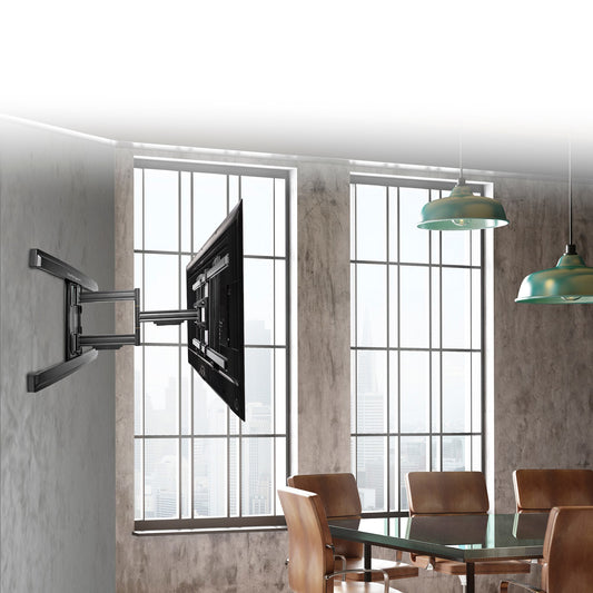 Star Tech TV Wall Mount for up to 80 inch (110lb) VESA Mount Displays - Low Profile Full Motion Universal TV Wall Mount Bracket - Heavy Duty Adjustable Tilt/Swivel Articulating Arm