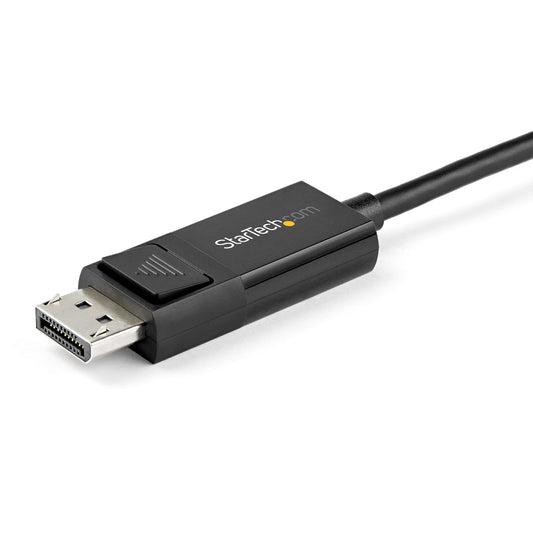 Star Tech 3.3ft (1m) USB C to DisplayPort 1.4 Cable 8K 60Hz/4K - Bidirectional DP to USB-C or USB-C to DP Reversible Video Adapter Cable -HBR3/HDR/DSC - USB Type-C/Thunderbolt Monitor Cable