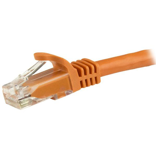 Star Tech 1.5m CAT6 Ethernet Cable - Orange CAT 6 Gigabit Ethernet Wire -250MHz 100W PoE RJ45 UTP Network/Patch Cord Snagless w/Strain Relief Individually Tested