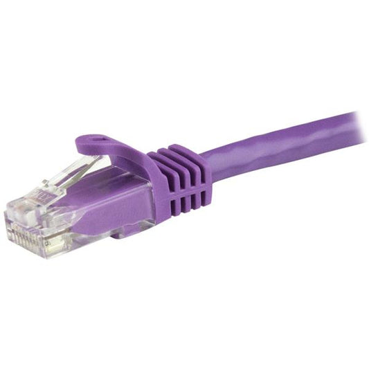 Star Tech 1.5m CAT6 Ethernet Cable - Purple CAT 6 Gigabit Ethernet Wire -250MHz 100W PoE RJ45 UTP Network/Patch Cord Snagless w/Strain Relief Individually Tested