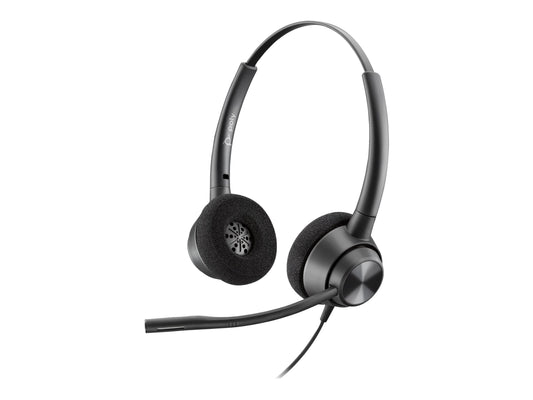 HP POLY ENCOREPRO EP320 OTH CORDED STEREO HEADSET, ANC, QD -(EOL, SOH ONLY, NO BACKORDERS)